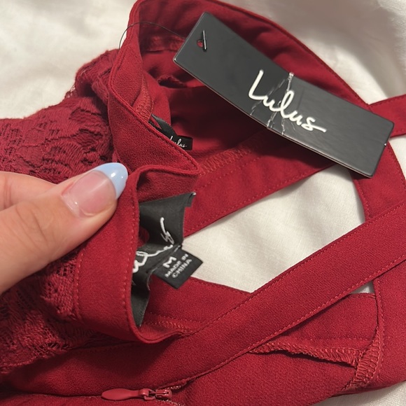 Lulus Homecoming Dress Size M Red - Picture 3 of 3